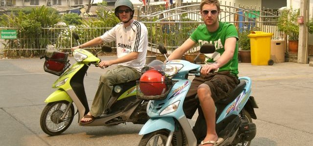 Renting a scooter abroad
